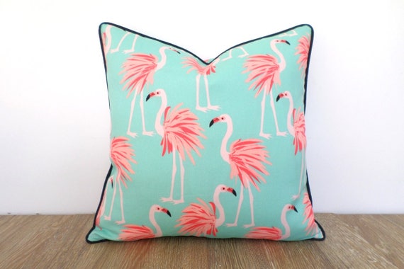 Pink flamingo outdoor pillow cover PillowCushion Cover for Flamingo