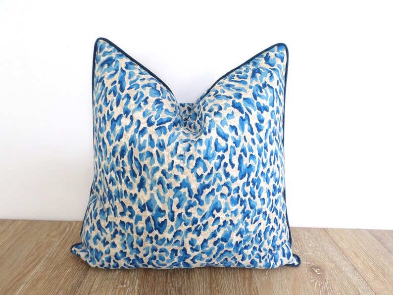 outdoor leopard pillow