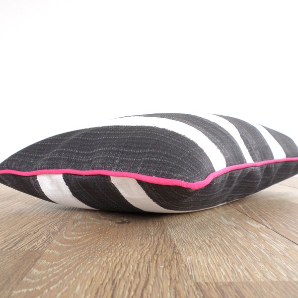 Stripe Lumbar Pillow Etsy
