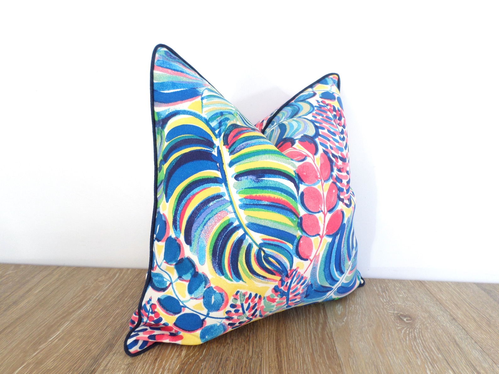 Tropical Outdoor Pillow Cover 18x18 20x20 20x12 Multicolored Etsy