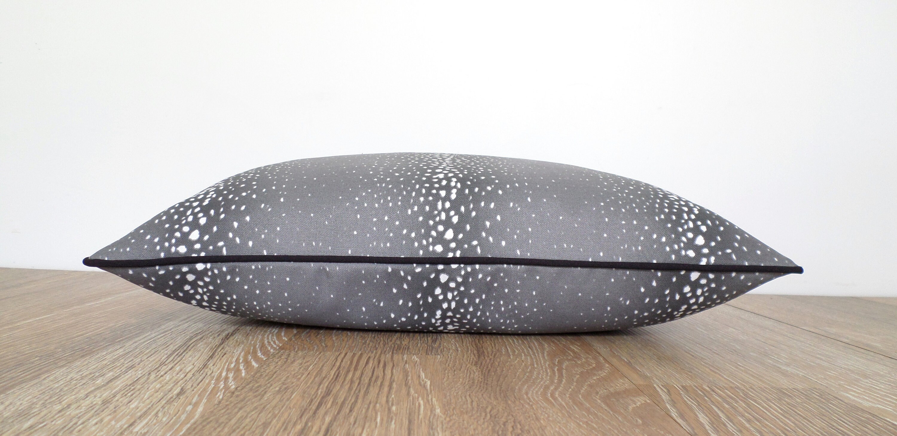 Gray Antelope Pillow Cover Indoor Outdoor Fabric Animal Print Etsy Australia