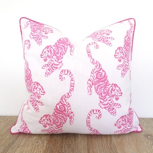Pink Leopard pillow cover 18x18 20x20 20x12, cheetah pillow sham case modern home decor