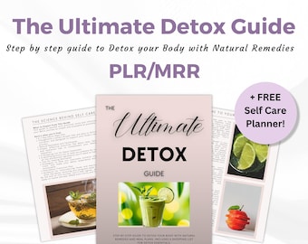 Derechos de reventa maestra PLR Ebook La guía de desintoxicación definitiva, PLR, MRR, libro electrónico listo para usar
