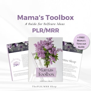 Master Resell Rights PLR Mama’s Toolbox Guide, Self Care idea Guide, PLR, MRR, Done for you guide.