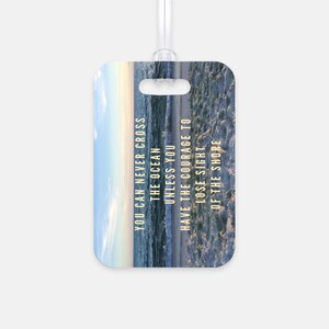 Beach Horizon Luggage Tag (Rectangle)