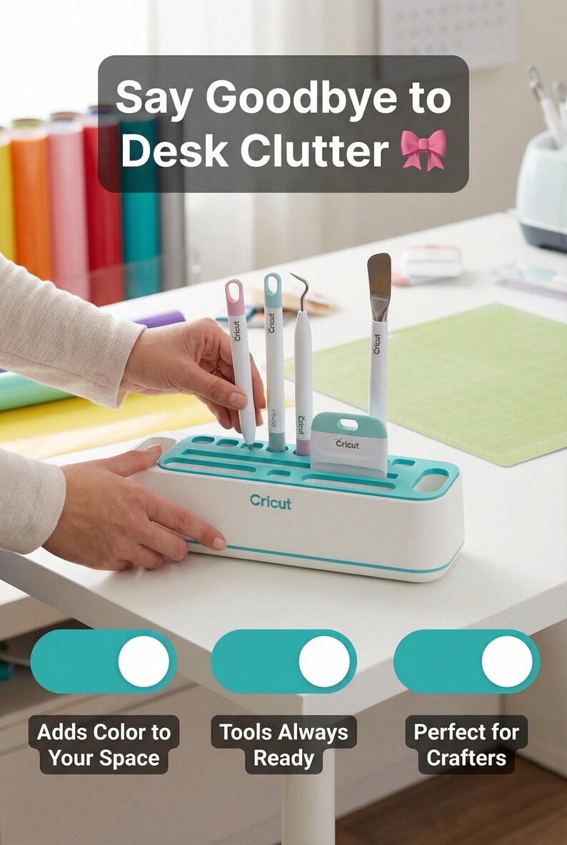 Craft Tool Organizer | 3d Printed Cricut Tool Holder, Desk Caddy I Gift ...