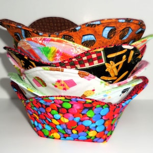 Microwave Bowl Cozy, Reversible Bowl Cozy, Soup Bowl Cozies