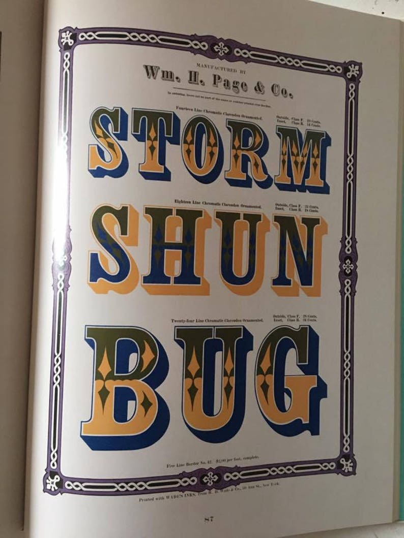 Specimens of Chromatic Wood Type: The 1874 Masterpiece of Colorful Typography image 4