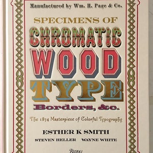 Specimens of Chromatic Wood Type: The 1874 Masterpiece of Colorful Typography image 1