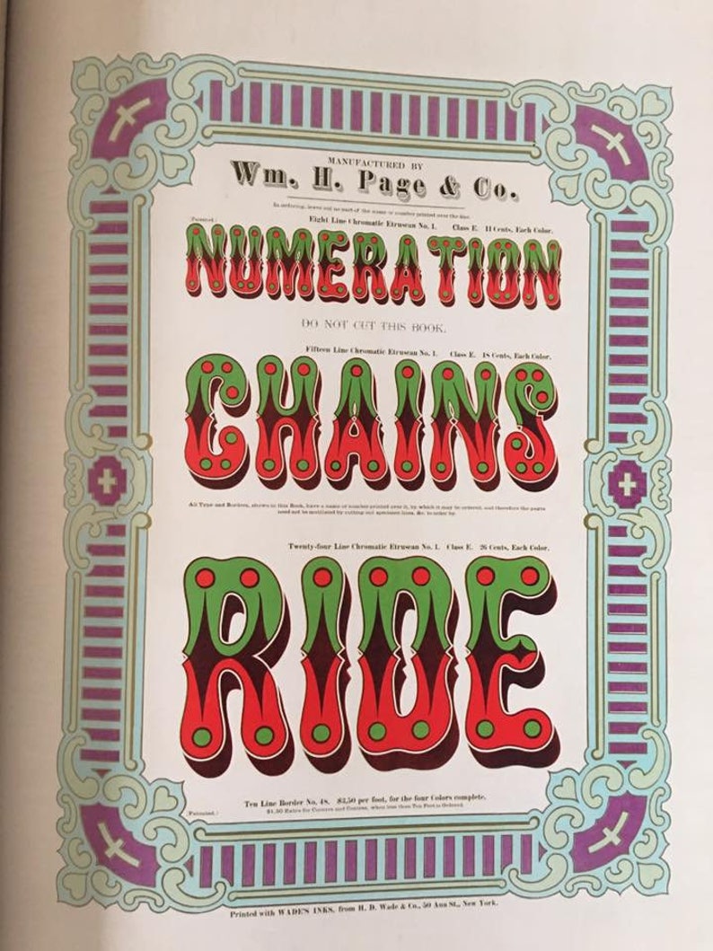 Specimens of Chromatic Wood Type: The 1874 Masterpiece of Colorful Typography image 2