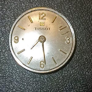 Vintage Tissot Mechanical Watch Movement | Swiss Made | 17 Jewels | Working Condition (No Crown)