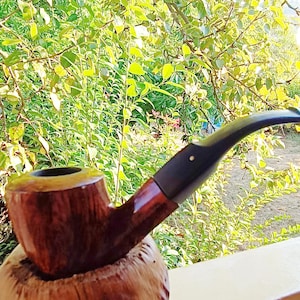 Vintage Greek Briar Pipe – Pipex KR2 – 9mm Filter – Handcrafted in Greece
