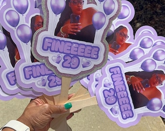 Custom Photo Paddle Fans | Church l Memorial l Wedding Favor