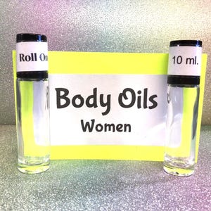 Ladies Perfume Oils, Roll on Bottles, Most Popular, Handmade, Designer Type, Muslim Oils, Alcohol Free