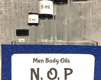 Men Cologne Oils, N, O & P, Free Sample with Purchase, Muslim Oils, Designer Type, Imitation Oils, Travel Size