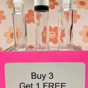 Buy 3, Get 1 Free, Ladies Perfume Oils, Roll on Bottles, Most Popular, Handmade, Designer Type, Muslim Oils, Alcohol Free