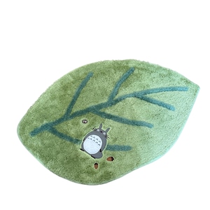 Totoro-matta, Studio Ghibli-tuftad matta, Ghibli-tema halkfri badrumsmatta, halkfri mjuk tvättbar matta, matta för sovrum, badrum bild 1