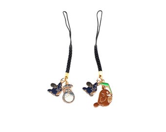2 Pcs Handmade Totoro Inspired Phone Charms, Ghibli Phone Charm, Cute Totoro Phone Charm, Totoro Gift