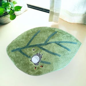 Totoro-matta, Studio Ghibli-tuftad matta, Ghibli-tema halkfri badrumsmatta, halkfri mjuk tvättbar matta, matta för sovrum, badrum bild 6