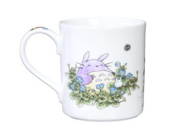 My Neighbor Totoro Inspired Mug Cup, Ghibli Cute Design Mug Cup, Bone China, Perfect For Coffee, Tea, Beverage