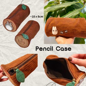 Totoro inspirierte Geschenkbox, Ghibli-Themen Goodie Box, Schlüsselanhänger Geldbörse / Notizbuch / Aufkleber / Aufbewahrungstasche / Stickerei-Federmäppchen Bild 2