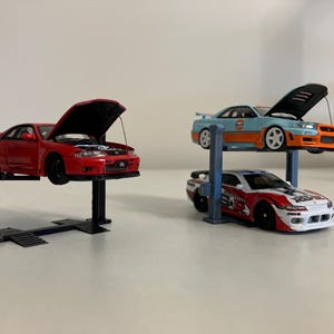 Hotwheels Matchbox Pop Race Diecast cars Model Display Hoist 1/64 scale