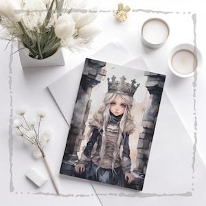 Fantasy Postcard A6 - Matte Finish Collectible Card Illustration for Postcrossing & Gifts