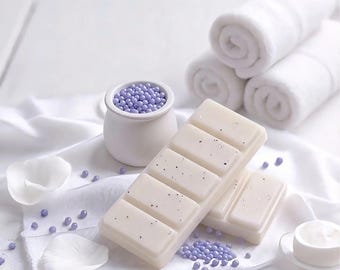 Barras perfumadas | Inspiración Sueños Frescos Jazmín Rubí Exuberante | Aroma a Lino Limpio | Perlas de Frescura | Ceras Fundidas Hechas a Mano