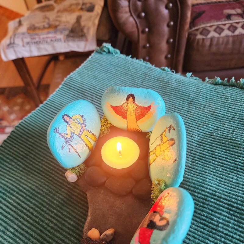 Painted Rocks Native American - Etsy