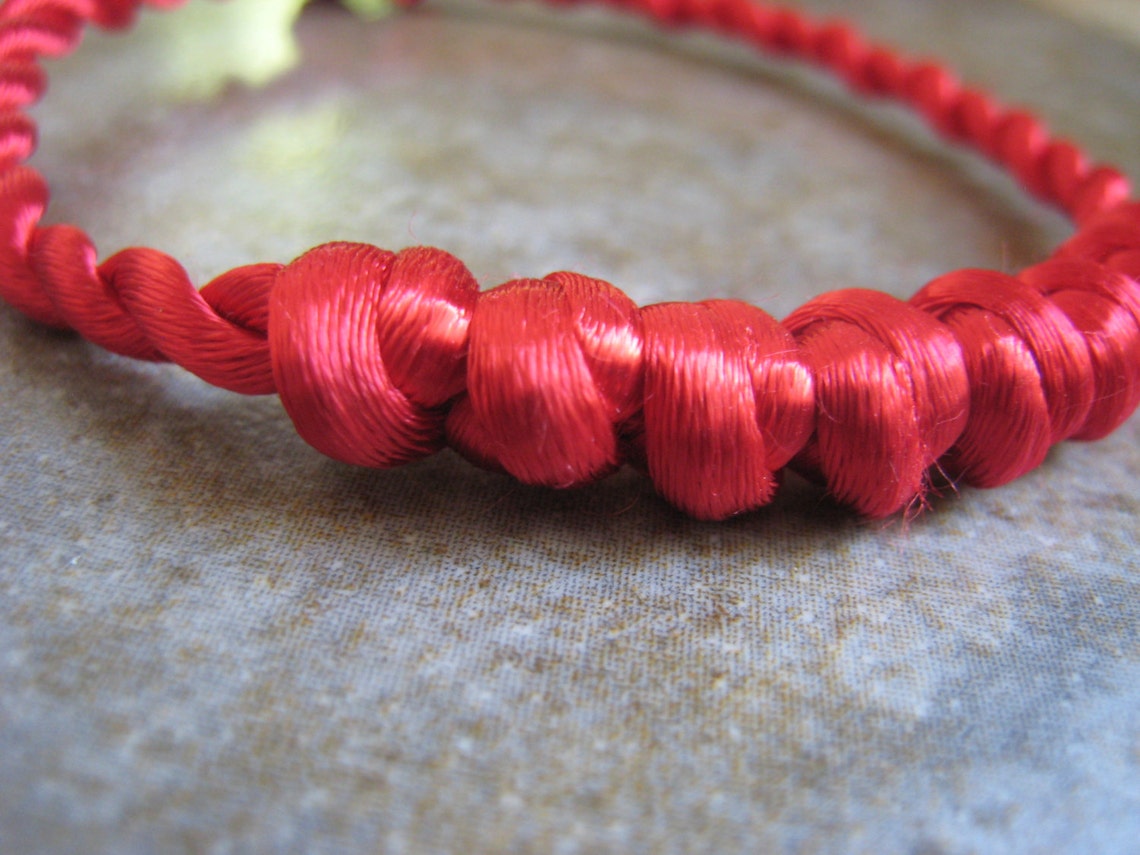 Red Thread For Luck Red Thread Bracelet Luck and Prosperity. - Etsy