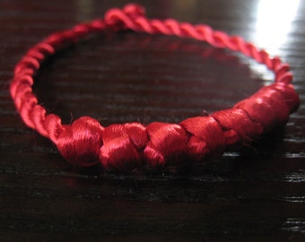 Red Thread Anklet Ankle Bracelet Luck and Prosperity.