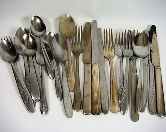 Custom-Cheese-Plant-Herb-Markers-Rustic-Board-Decor-Spreader-Server-Stamped-Engraved-Personalized-Silver-Vintage-Flatware-Gift-Props-Set