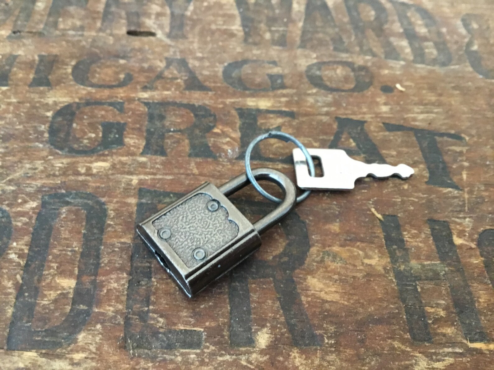 Luggage Lock and Key Small Padlock Treasure Box Lock and Key Etsy