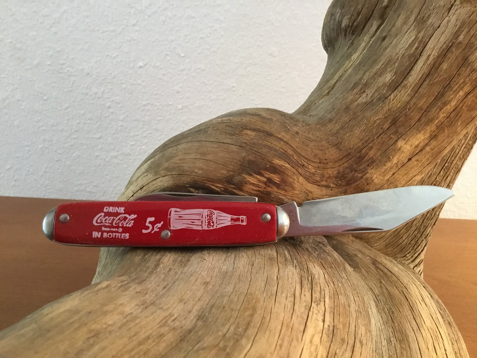 Coca Cola Pocket Knife Novelty Pocket Knife Bottle of Coca Etsy