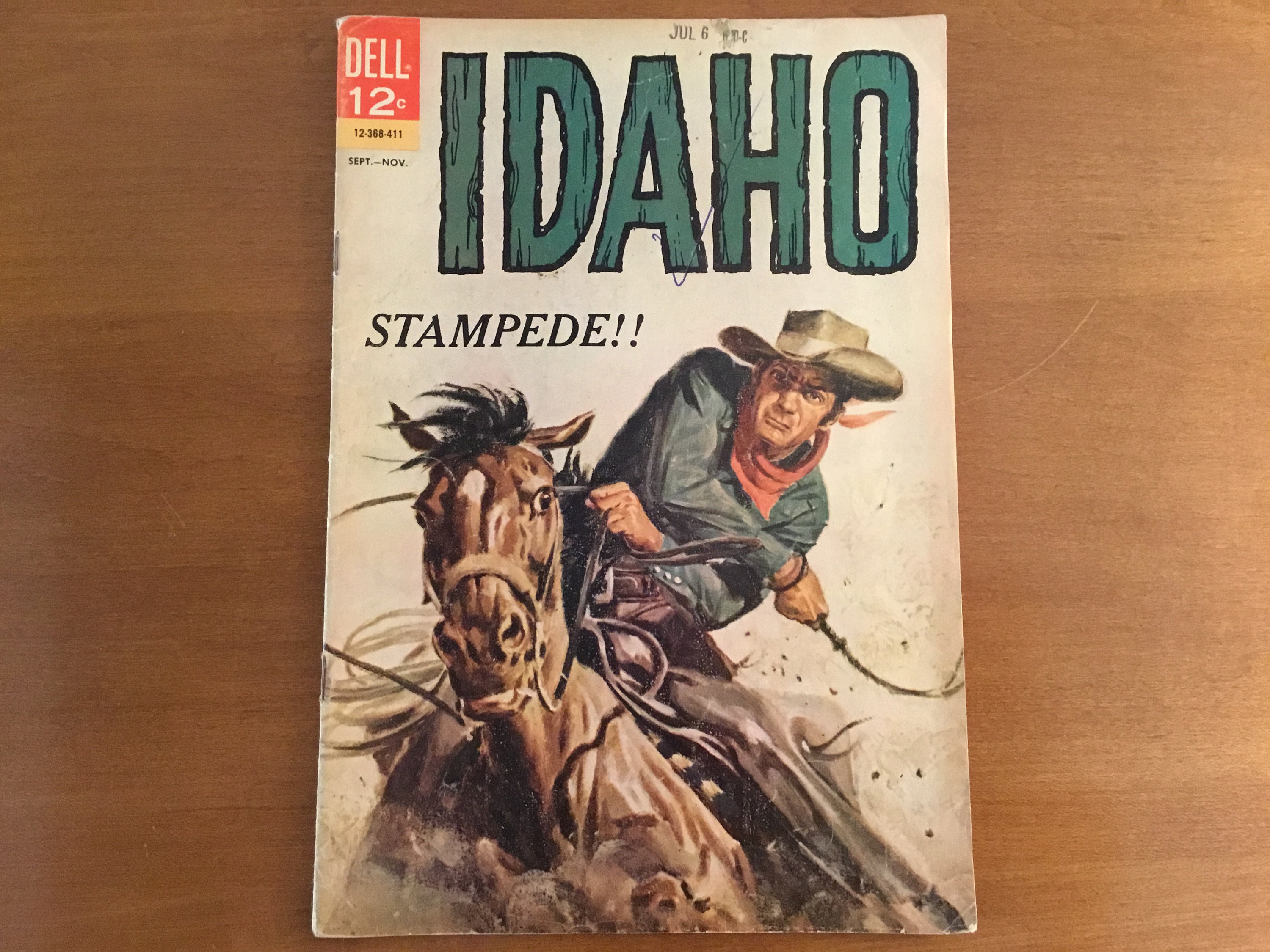 Comic Book Idaho Stampede 5 Vintage Dell Comic 1964 Western Etsy