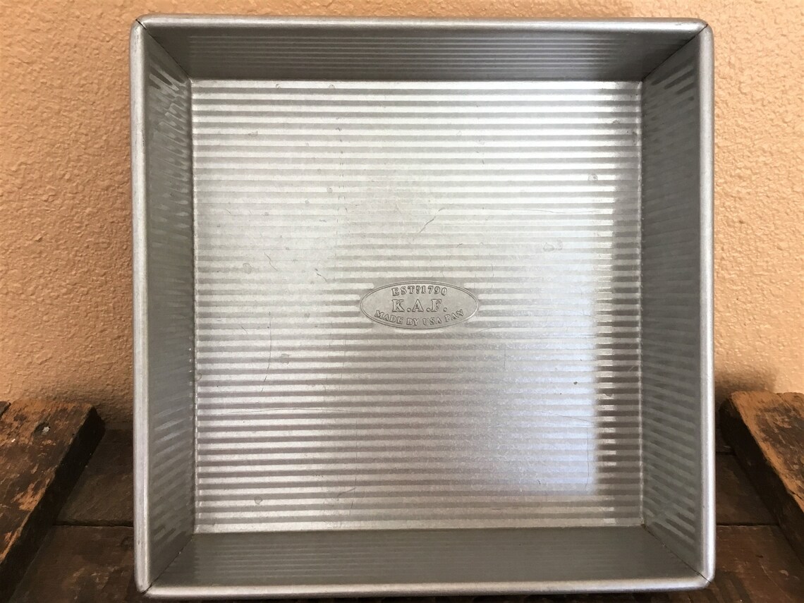 K A F Square Baking Pan Made in the USA Heavy Aluminized Steel Etsy