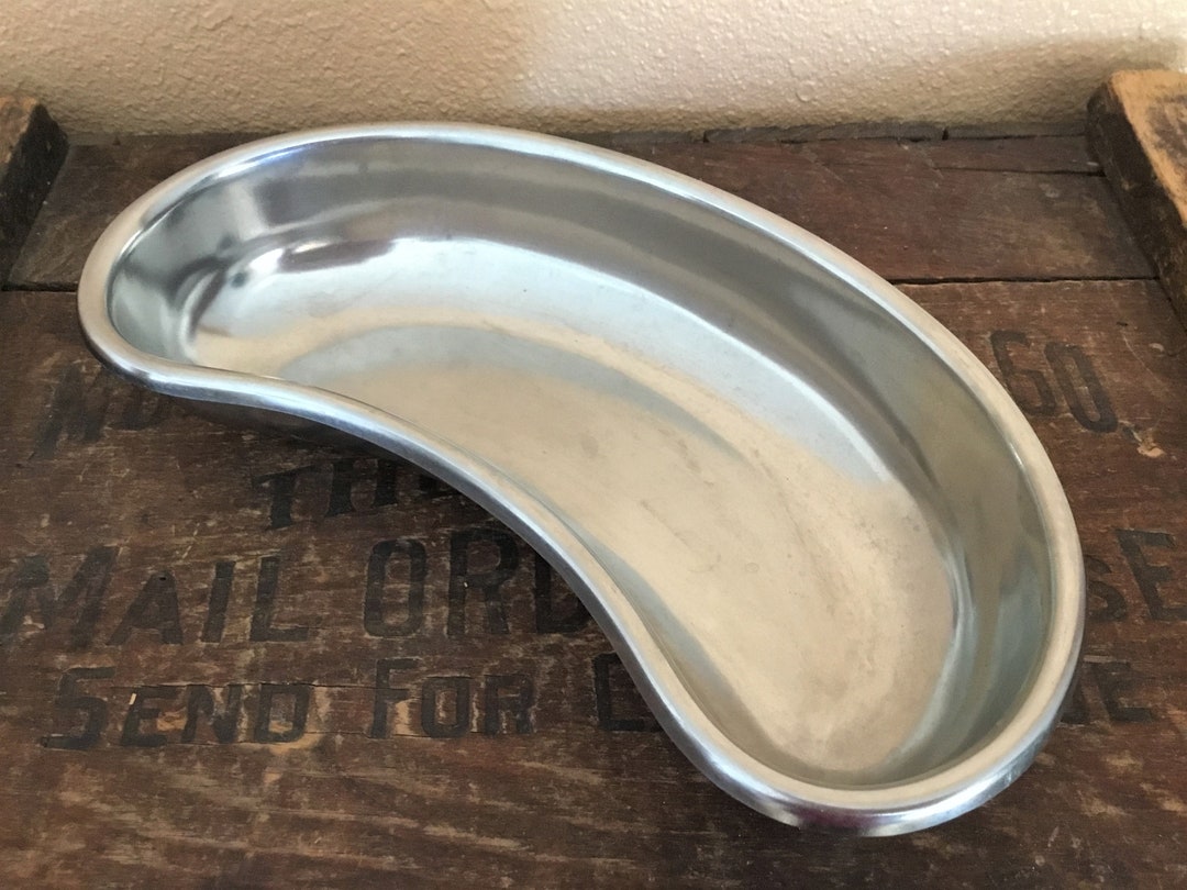 Kidney Shaped Tray Tattoo Parlor Emesis Basin Stainless Steel Etsy