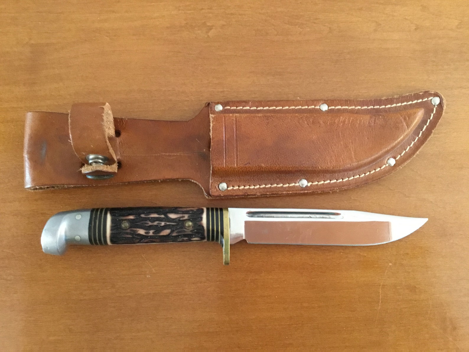 Western Fixed Blade Knife with Sheath SH48A Etsy