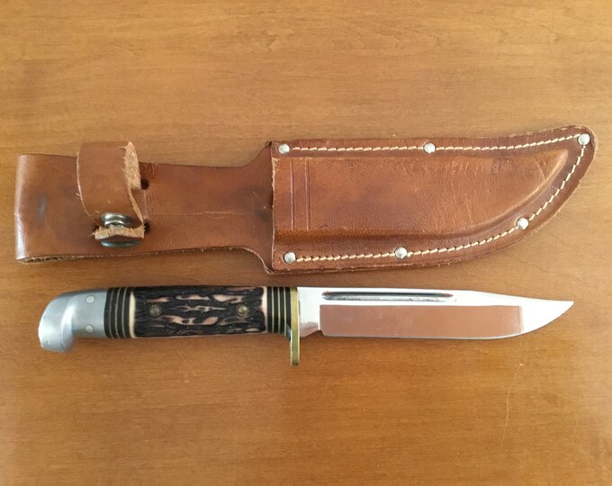 Western Fixed Blade Knife With Sheath SH48A Etsy