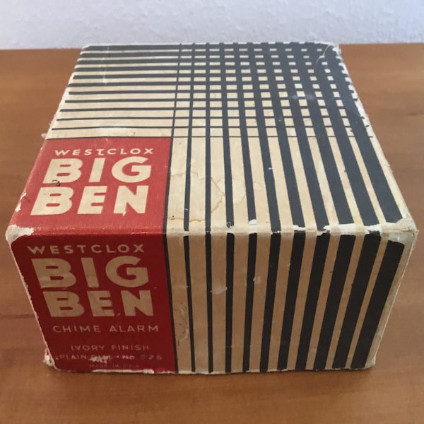 Big Ben Box Westclox Big Ben Box Only Ivory Finish Chime Alarm