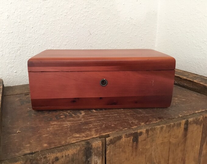 Miniature Cedar Chest Mid Century Lane Cedar Chest Elliott Etsy