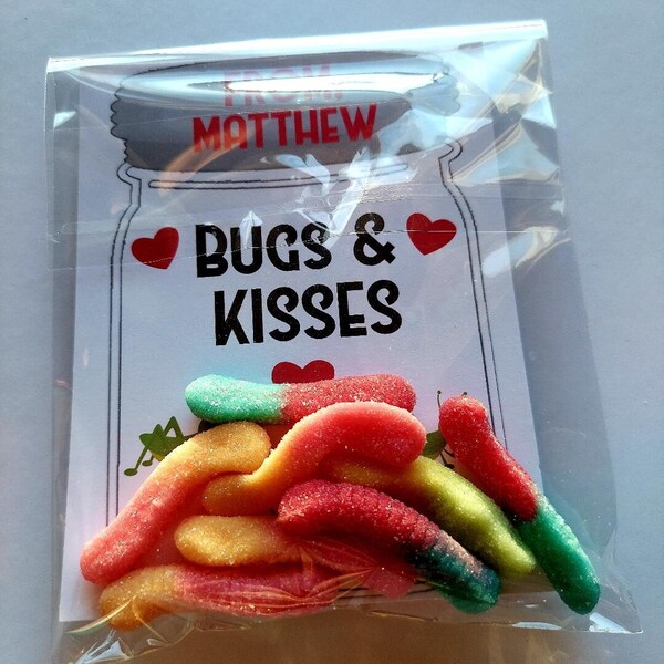 Bugs and Kisses Printable - Etsy