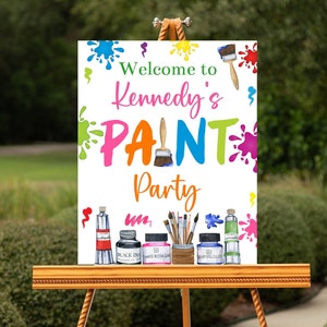 Art Party Banner Painting Party Decorations, Art Party Decor