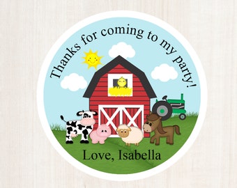 Farm Party, Favor Tag, Farm Birthday Party, Farm Favor Tag, Farm Birthday, Birthday Favor Tag, Farm Party Favor, Farm Decorations, Farm 1st