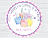 Mani Pedi Party Favor Tags, Shipped Manicure Birthday Party Gift Tags, Nail Salon Party Gift Tag, Girls Birthday Party, Manicure Party, MPNP Il_170x135