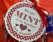 We Are Mint To Be Together, Valentine Tag, Mint Valentine Tag, Candy Valentine Tag, School Valentines, Classroom Valentines, Kids Valentines Il_170x135