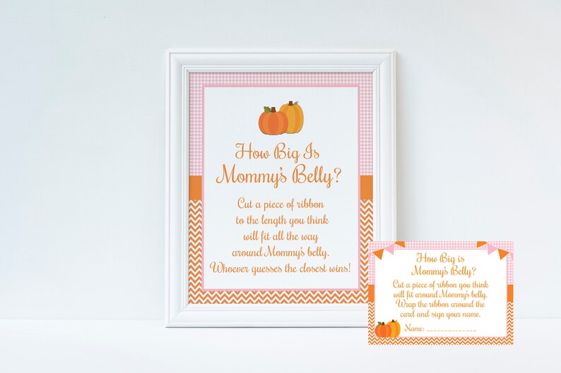 etsy pumpkin baby shower