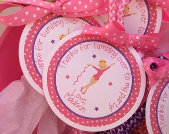 Gymnastics Favor Tag, Gymnastics, Favor Tag, Gymnastics Party, Gymnast Favor Tag, Gymnast, Gymnastics Birthday, Gymnastics Favor, Tag