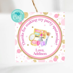 Makeup Spa Party Bundle Templates, Printable Spa Party Signs, Spa Party ...