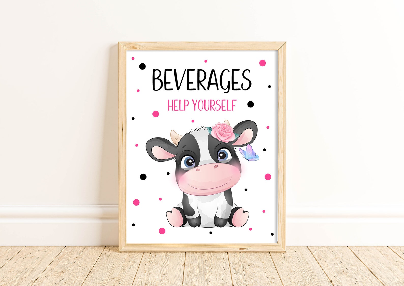 Cow Birthday Party Bundle Printable Cow Invitation Template - Etsy